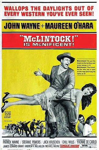 Poster for McLintock starring John Wayne